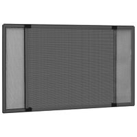 Raamhor uitschuifbaar (100-193)x75 cm antracietkleurig