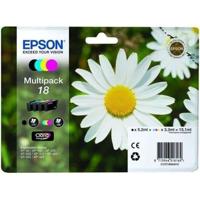 EPSON T1806 Daisy multipack-inktcartridges - zwart / cyaan / magenta / geel