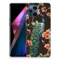 OPPO Find X3 | X3 Pro | TPU Hoesje | Pauw met Bloemen