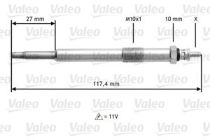 Valeo Gloeibougie 345143