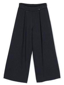 Monnalisa pantalon ample court en maille métallisée - Bleu