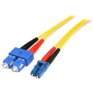 StarTech.com 10 m single-mode duplex glasvezelpatchkabel LC-SC