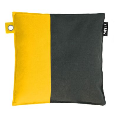 Kussen 'Duo Tutti' Mustard - Geel - Weerbestendig - Sit&Joy
