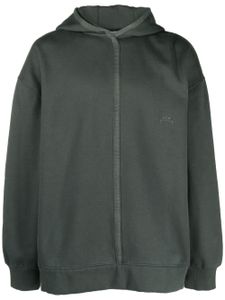 A-COLD-WALL* hoodie zippé à logo brodé - Gris