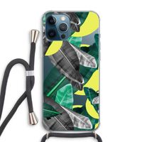 Fantasie jungle: iPhone 12 Pro Max Transparant Hoesje met koord