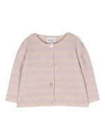 Knot cardigan Patty Stripes en maille - Rose