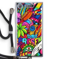 Represent: Sony Xperia XZ1 Transparant Hoesje met koord