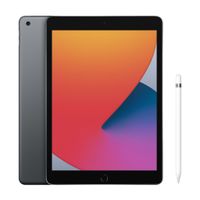 Apple iPad (2020) 10.2 inch 128 GB Wifi Space Gray + Pencil - thumbnail