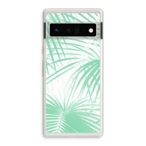 Palmbladeren: Google Pixel 6 Pro Transparant Hoesje
