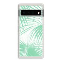Palmbladeren: Google Pixel 6 Pro Transparant Hoesje