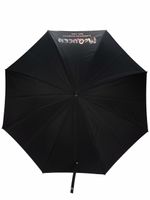 Alexander McQueen parapluie à logo imprimé - Noir