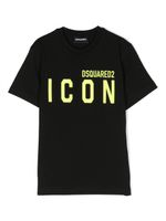 DSQUARED2 KIDS t-shirt à logo Icon imprimé - Noir