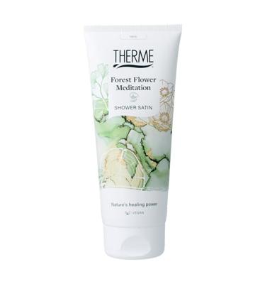 Forest flower meditation shower satin