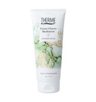 Forest flower meditation shower satin