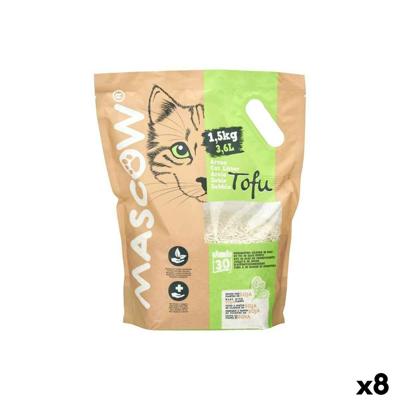 Kattenbakvulling Mascow Wit 1,5 Kg Soya (8 Stuks)