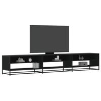 Tv-meubel 270x40x46 cm bewerkt hout zwart