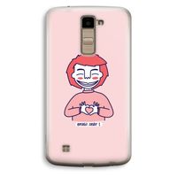 Hartje: LG K10 (2016) Transparant Hoesje