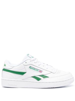 Reebok baskets en cuir à patch logo - Blanc