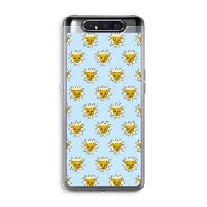 Leeuwenkoppen: Samsung Galaxy A80 Transparant Hoesje