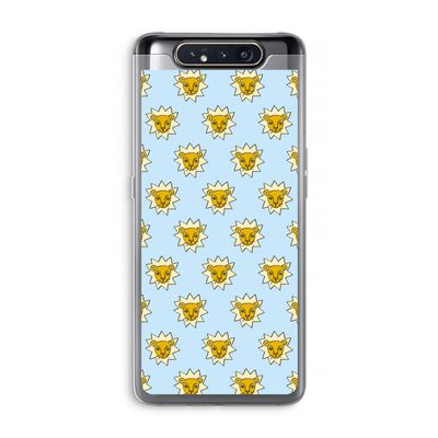 Leeuwenkoppen: Samsung Galaxy A80 Transparant Hoesje