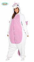 Onesie Unicorn Pyjama Vrouw - Roze - thumbnail