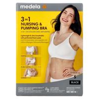 Medela Beha Kolven&voeden 3in1 S Zwart