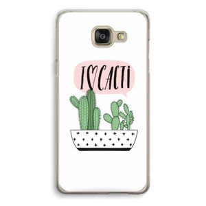 I love cacti: Samsung Galaxy A5 (2016) Transparant Hoesje