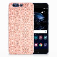 Huawei P10 Plus | TPU bumper | Pattern Orange