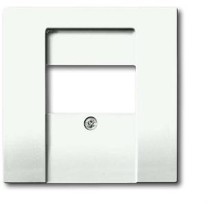 Busch-Jaeger 2CKA001710A3926 TAE-contactdoos Afdekking Future lineair Wit, Verkeerswit 1 stuk(s)