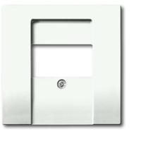 Busch-Jaeger 2CKA001710A3926 TAE-contactdoos Afdekking Future lineair Wit, Verkeerswit 1 stuk(s)