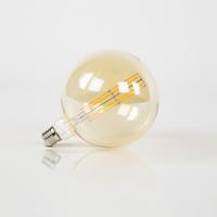 LifestyleFurn Kooldraadlamp 'LED' Bol Ø15cm, Amberkleurig, Dimbaar