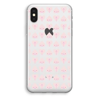 Ass 'n Titties: iPhone X Transparant Hoesje