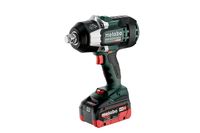 Metabo SSW 18 LTX 1750 BL 602402660 Accu-slagmoersleutel 18 V 5.5 Ah LiHD Brushless, Incl. 2 accus, Incl. koffer, Incl. lader