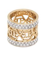 Philipp Plein bague sertie de cristaux - Or - thumbnail