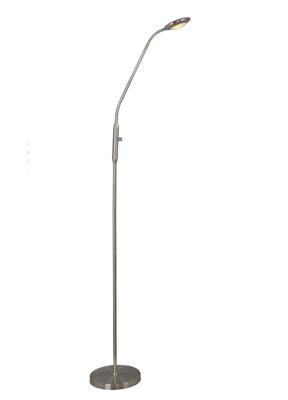 Artdelight Vloerlamp UFO H 140 cm mat chroom