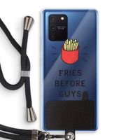 Fries before guys: Samsung Galaxy Note 10 Lite Transparant Hoesje met koord