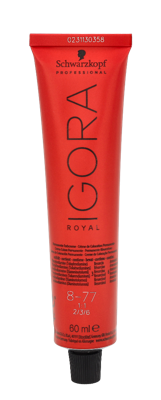 Schwarzkopf - Igora Royal Permanent Color Creme 8-77 Blond clair cuivré extra 60 ml
