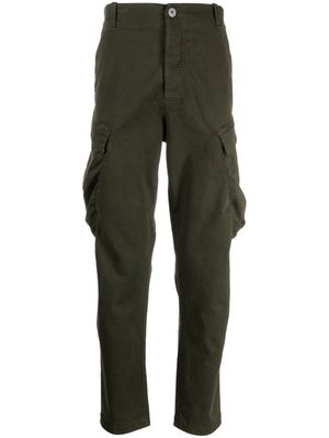 Transit pantalon à poches cargo en coton mélangé - Vert