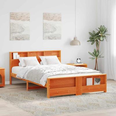 Bedframe Wasbruin 150 x 200 cm Massief grenenhout