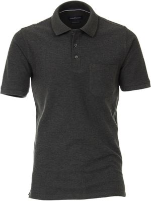 Casa Moda Sport Poloshirt Antraciet Borstzak Regular Fit Casa Moda Sport Poloshirt Antraciet Borstzak Regular Fit