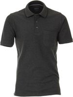 Casa Moda Sport Poloshirt Antraciet Borstzak Regular Fit - thumbnail