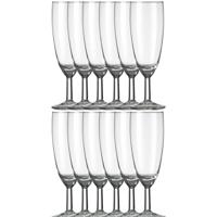 Royal Leerdam Champagneglazen/flutes transparant Gilde - 12x stuks - 150 ml/15 cl