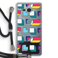 8-bit N°7: Sony Xperia XZ2 Compact Transparant Hoesje met koord