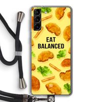 Eat Balanced: Samsung Galaxy S21 Plus Transparant Hoesje met koord