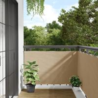 VidaXL Balkonscherm oxford textiel 90x400 cm beige