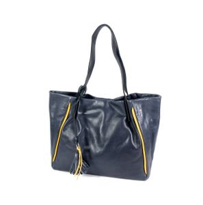 NOVOLUX handtas schoudertas damestas Navy-yellow