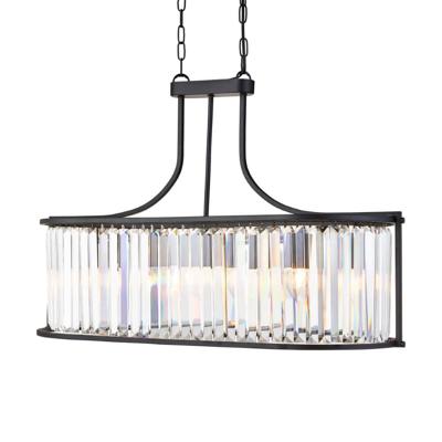 Searchlight Zwarte klassieke kroonluchterVictoria - 8095-5BK