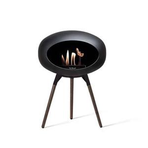 Le Feu Ground Low 45cm Zwart|Zwart|Donkerbruin Oak