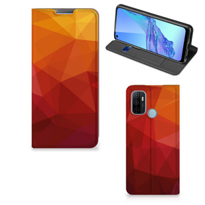 Stand Case voor OPPO A53 | A53s Polygon Red