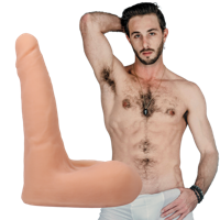 Doc Johnson Lucas Frost - Realistic ULTRASKYN Dildo - 7 / 18 cm - Vanilla